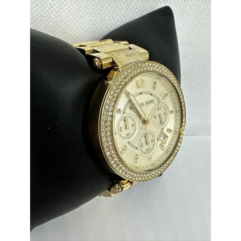 Michael Kors Parker MK5354 Women's Gold Stainless Steel Analog Dial Watch NUL2